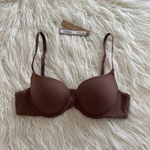 Skims Fits Everybody Push-up Demi Bra Jasper Size 34A